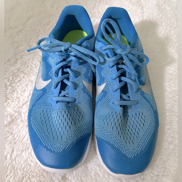 Nike Free Run Light Blue Running Shoes - Picture 6 of 9